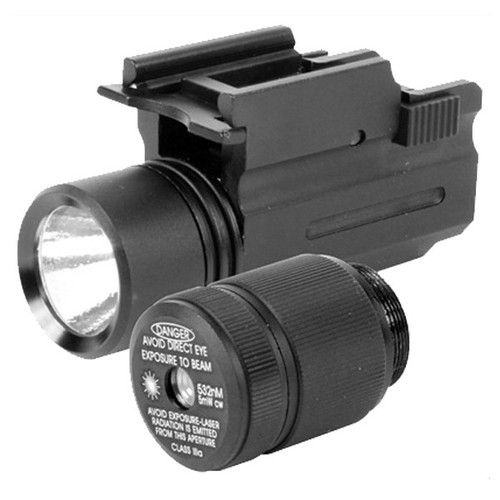 This a laser (green) and light combination attachment for your firearm, made by AIM Sports.