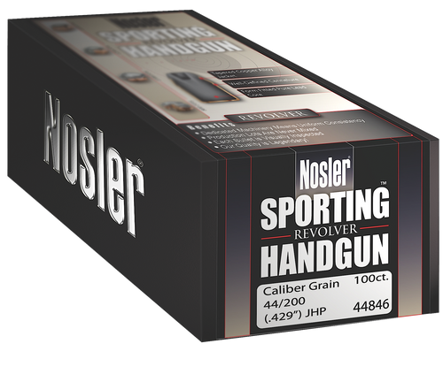 Nosler Sporting Handgun, Nos 43013 Handgun     45  250 Jhp   100