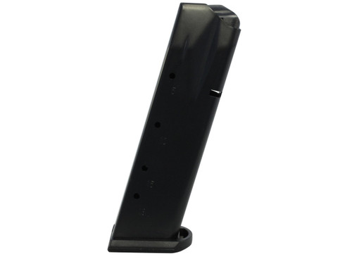 This is a 18 round magazine for the Sig Sauer 226 9mm, made by MEC-GAR.