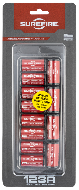 Surefire 123a, Sf Sf12a-bb Cs Sf123a Batteries 12 Clamshell