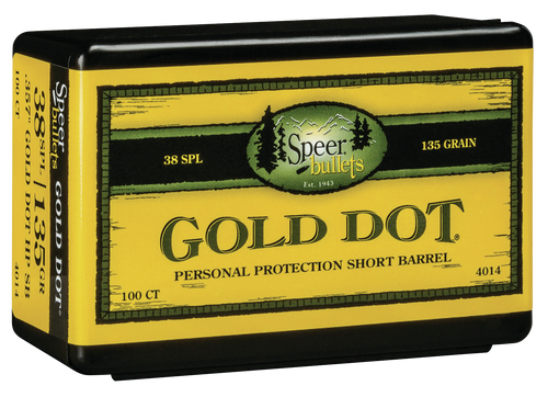 Speer Ammo Gold Dot, Speer 4014      Bull .357 135 Gdhp            100