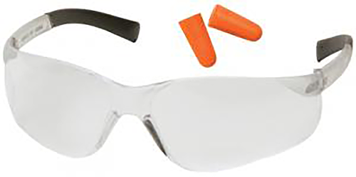 Pyramex Mini Ztek, Pyra Pys2510sndp Ztek Clear/dp1000 Plugs Combo Yth