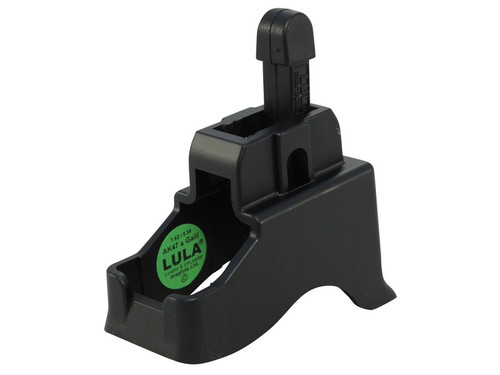 This is a magazine loader for <strong>AK-47</strong> / <strong>GALIL</strong> 7.62 / 5.56 magazines. Named LULA made by <strong>Maglula</strong>.