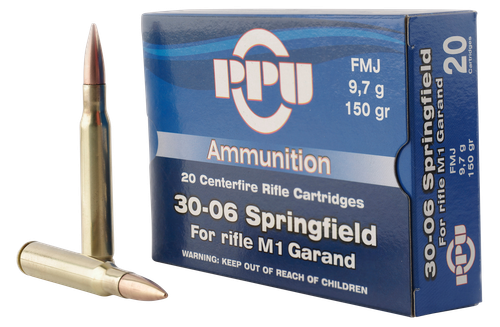 Ppu Standard Rifle, Ppu Pp3006g     3006        150 FMJ          20/10