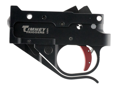 Timney Triggers Replacement Trigger, Timney 1022-2c      Rug 1022 Blk Housing Red Shoe