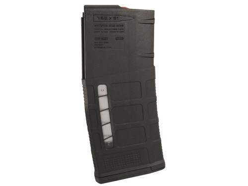 This is an AR-10 magazine 7.62 x 51mm, M3, 25 round capacity, made by Magpul. SR-25 pattern.