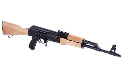 This is a Century Arms Ak-47 rifle model RAS-47 chambered in 7.62x39mm.