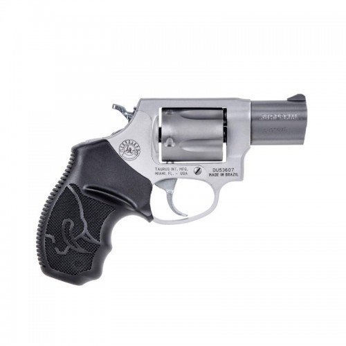 This is a Taurus 85, .38 special (+p rated) revolver, with a stainless steel frame.