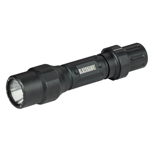 This is a Blackhawk flashlight, it is known as the Night-ops Legacy L-6V.