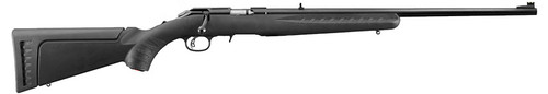 This is a Ruger American Rimfire Rifle chambered in .22 lr.