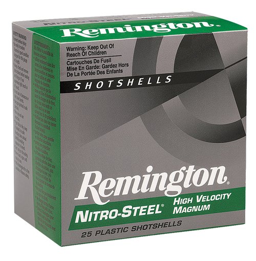 Remington Ammunition Nitro Steel, Rem 20658 Ns12s4      12         4 Stl      25/10
