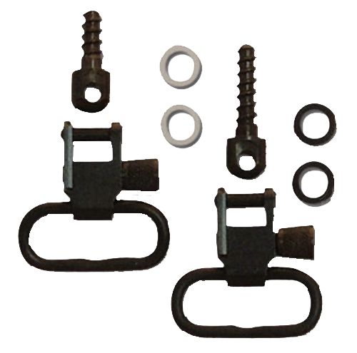 Grovtec Swivel Set With Two - Wood Screw & Spacers Black