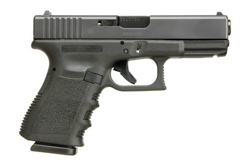 This is a Glock 19 9mm, Gen 3, with a black finish.