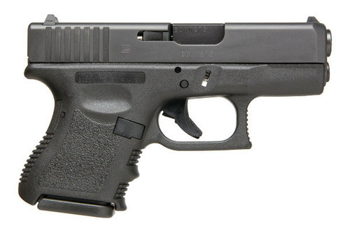 This is a Glock 27 40s&w, Gen 3, with a black finish. Comes with (2) 9 Round Magazines.