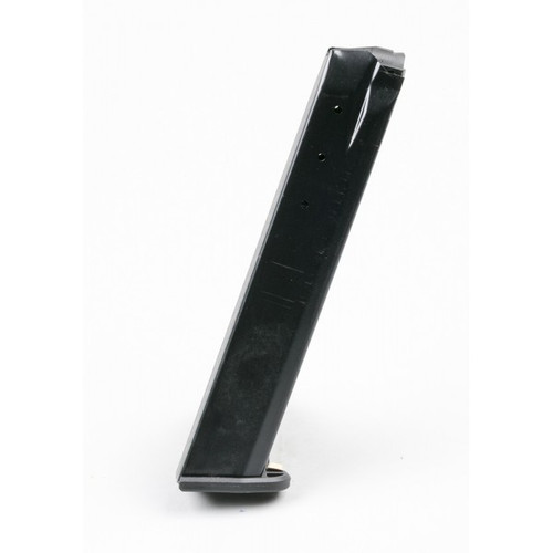 This is a Ruger magazine for the SR40 40 s&w, 25 round capacity, made by ProMag. This also fits the SR40C.