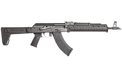 This is a Century Arms Ak-47 rifle model RAS-47 chambered in 7.62x39mm. This model has been upgraded with the Magpul Zhukov furniture set.