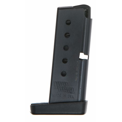 This is a 6 round magazine for the Taurus PT 738 TCP .380, made by Pro Mag.