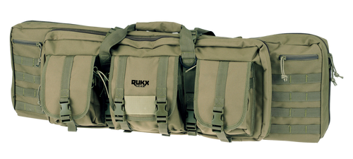 Rukx Gear Tactical, Rukx Atict42dgg 42in Tact Dbl Gun Case Grn