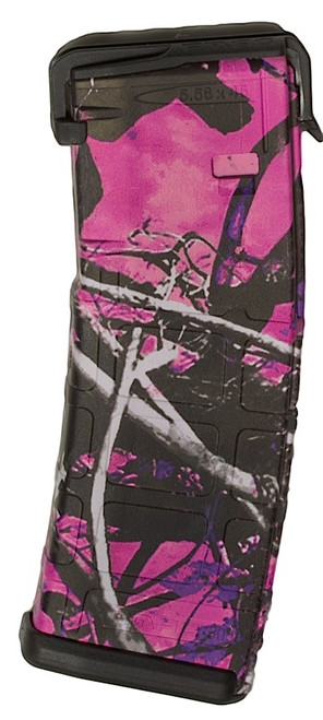 This is a AR-15  magazine .223 / 5.56 30 round with the "Muddy Girl" design, by Matrix Diversified Industry (MDI).