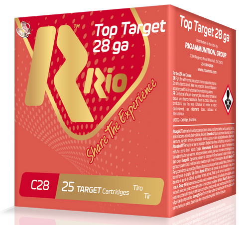Rio Ammunition Top Target, Rio Rc2875     28 2.75     3/4    Trgt       25/10