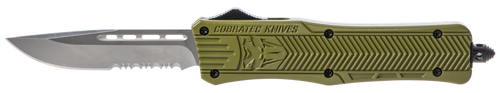 Cobra Tec Knives Llc Ctk-1, Cobra Modctk1mds     Med Ctk1 Serr Drop Odgreen