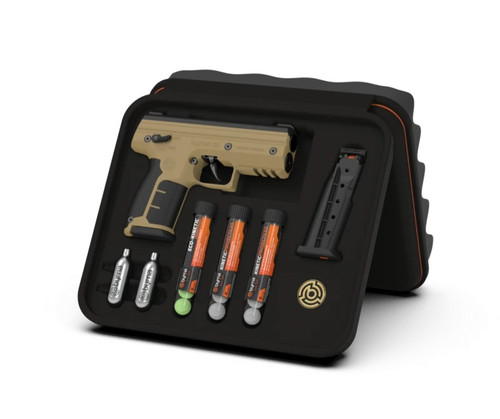Byrna Sd Pepper Kit Tan W/ - 2 Mags & Projectiles