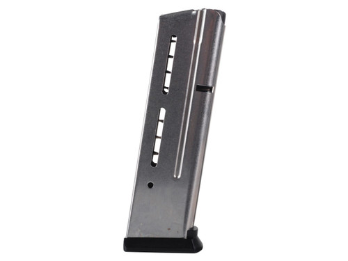 This is a 1911 9mm 10 round elite tactical magazine (ETM), made by Wilson Combat. Model 500-9.