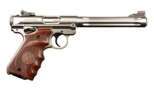 This is a Ruger Mark IV "Hunter" .22 lr. This is the premium model of the the Mark IV series.