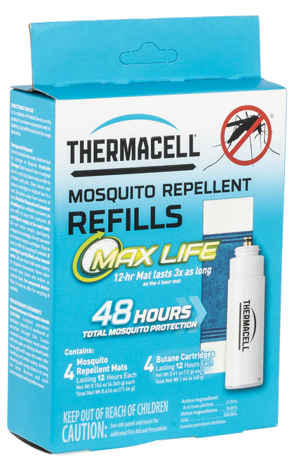 Thermacell Refill Unit Max - Life 48 Hour (4 Fuel4 Mats)