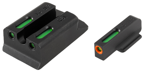 Truglo Sight Set Ruger Sr9/40 - Tfx Pro Green/orange Outline!