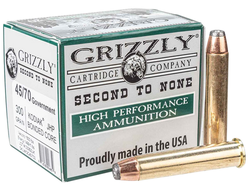 Grizzly Ammo GC45/703   45-70Gov 300gr Jacketed Hollow Point 20 Per Box/10 Case