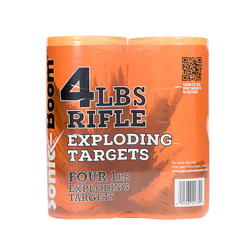 Sonic Boom/jerent SBT014P   Rifle Exploding Target 1 lb 4 Pack