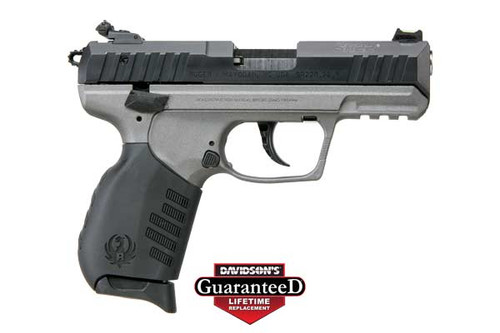 This is a Ruger SR22 .22 lr, with a Tungsten Cerakote finish.