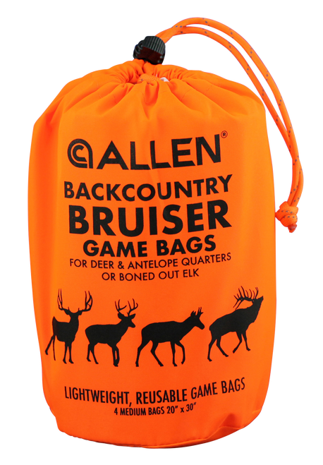 Allen 6591 BackCountry Bruiser Deer Game Bag Set Orange Polyester 4 Bags