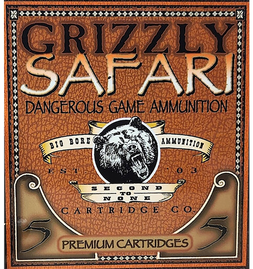 Grizzly Ammo GC47NE1   470NitroExpress 500gr Triple Shock X 5 Per Box/10 Case