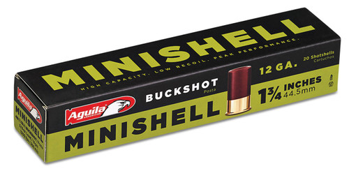 These are 12 ga Minishell buckshot manufactured by Aquila.