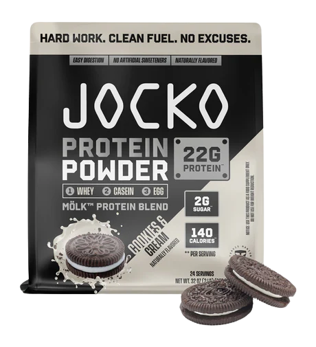 JOCKO 29146 COOKIES AND CREAM PROTEIN POWDER BAG