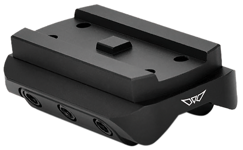 Warne 6111M Mini Red Dot Mount Shotgun Rib Black Anodized Aluminum Fits Holosun/Sig Romeo5/Vortex Crossfire/Aimpoint Micro H1-H2/ Aimpoint T1-T2