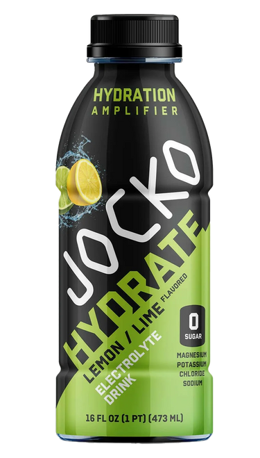 Jocko Fuel 29265 Lemon Lime Hydrate Drink 16oz 12Pack