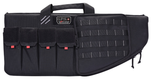 GPS Bags T30ARB Tactical AR Case 30" Black 1000D Nylon with Mag & Storage Pockets, Lockable Zippers, External Handgun Pocket & DuPont Teflon Coating