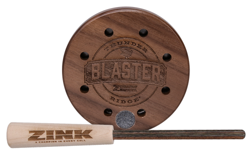 ZINK ZNKRBPC Ridge Blaster  Friction Call Turkey Sounds Natural Aluminum/Wood