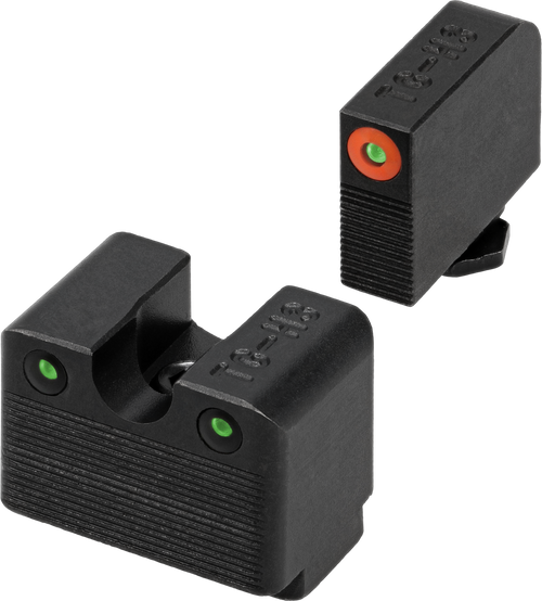 TruGlo TGTG231G3MW Tritium Pro  Black | Green Tritium White Outline Front Sight Green Tritium Rear Sight