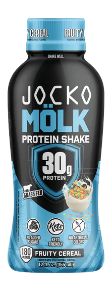 JOCKO 29243 MOLK RTD FRUITY CEREAL    PROTEIN 12PK