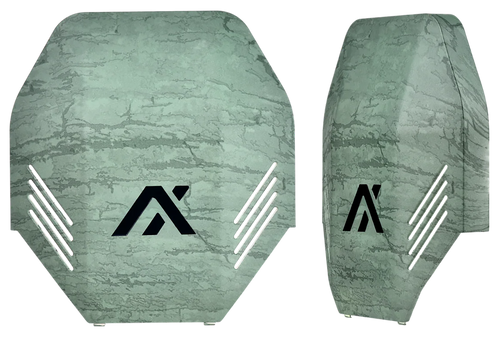 Axil LLC MXPLTG MX Plate  Polymer Over the Head Slate Green