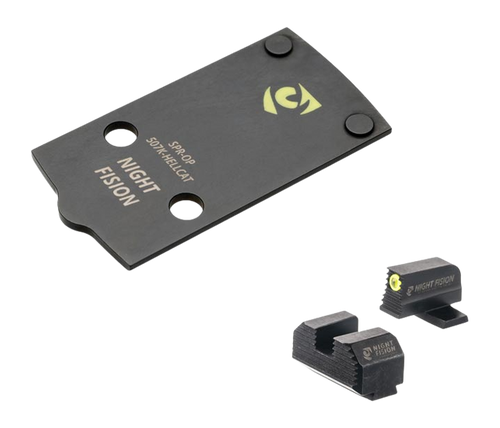 Night Fision Optic Plate & NS - Combo 507k To SA Hellcat