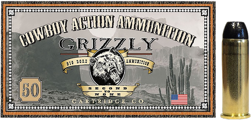 Grizzly Ammo GC44M2   44RemMag 200gr Round Nose Flat Point 50 Per Box/10 Case