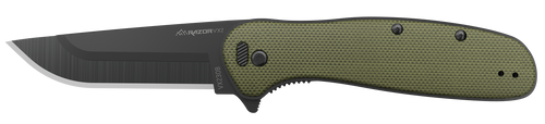Outdoor Edge Razor Vx2 3" Fldr - Green G10 Spring Assist