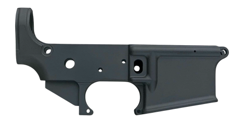 White Label Armory WLA-LOW-1031-01 Forged Lower Receiver  Multi Black Hardcoat Anodize AR-15