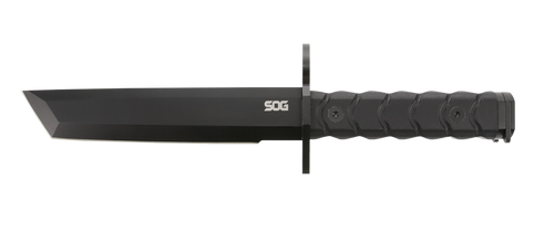 Sog Knife Boyonet 7" Tanto - Blade Black/black W/sheath