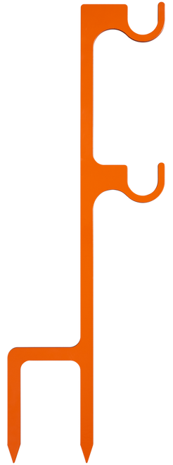 Champion Targets 44915C Impact Steel Double Hanger Stake Rimfire Orange
